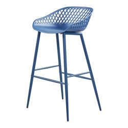 PIAZZA OUTDOOR BARSTOOL BLUE by Moes Home