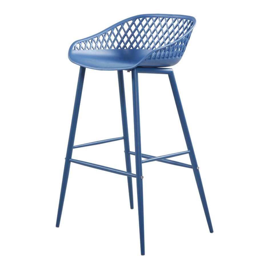 PIAZZA OUTDOOR BARSTOOL BLUE by Moes Home