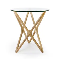 Sean Dix Cross side Table-American Ash by Aeon Furniture