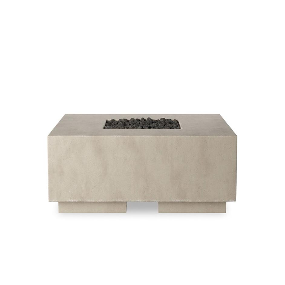 Donovan Outdoor Fire Table In Natural Concrete by Four Hands