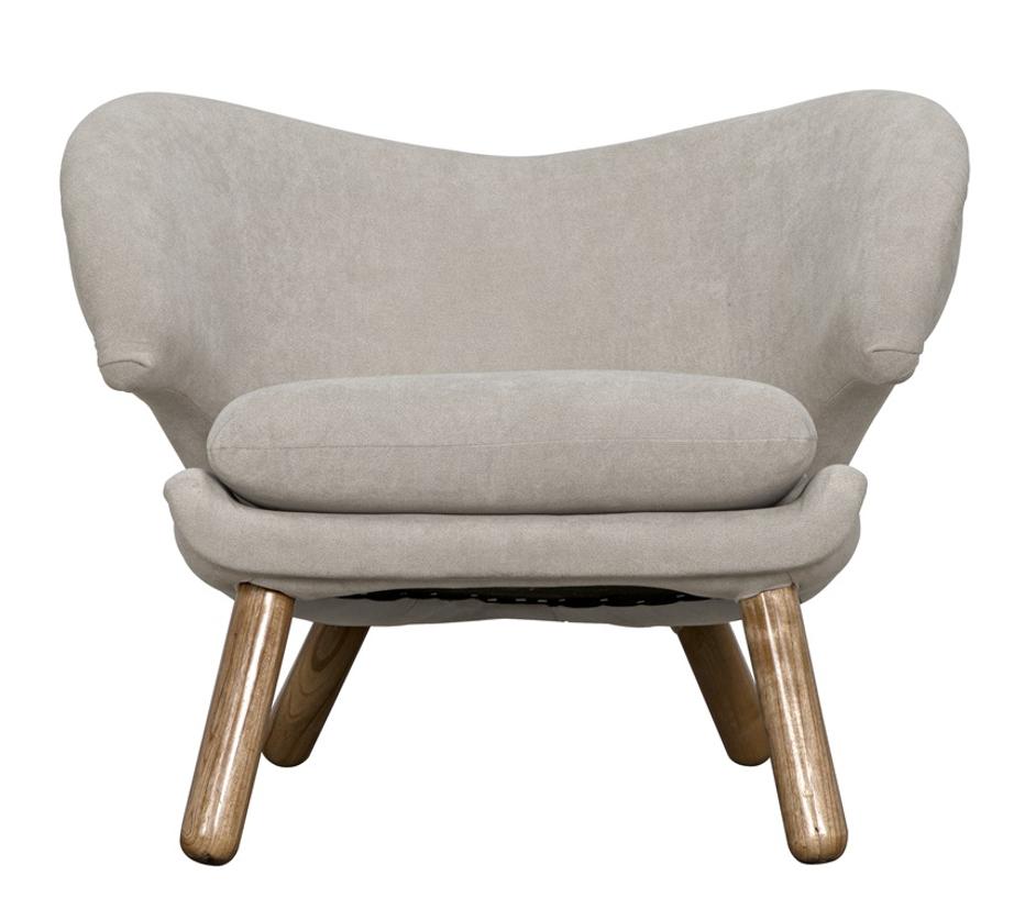 Valerie Chair with Wheat Fabric by Noir Furniture