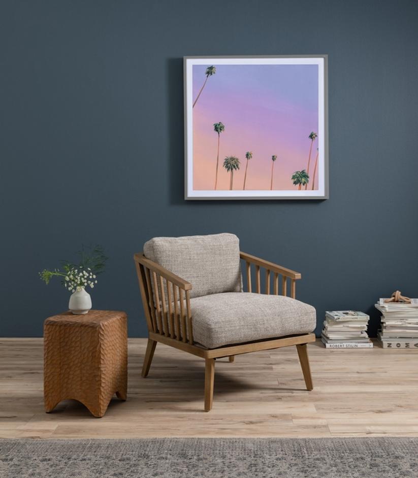 Ariel Chair In Thames Coal by FOUR HANDS