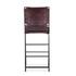 New York Bar Chair Chocolate Leather by Home Trends & Design