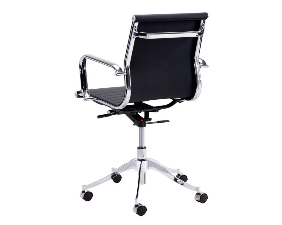 Tyler Mid-Century Office Chair - Onyx by Sunpan