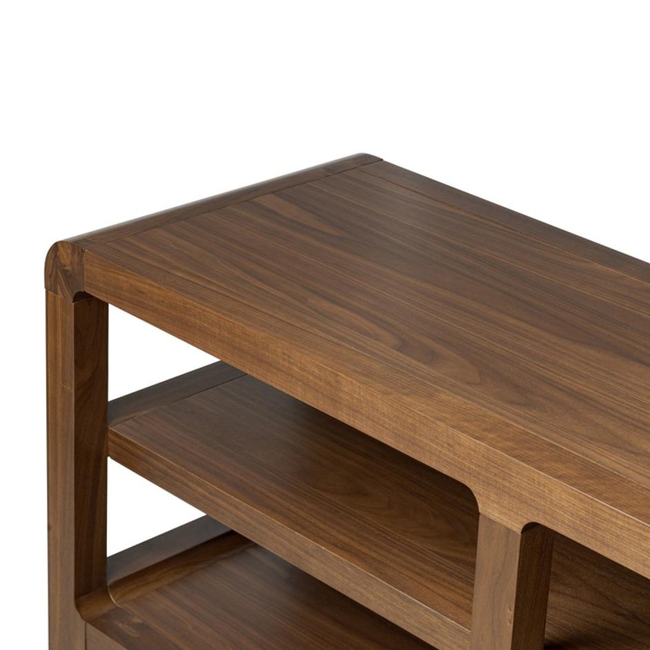 Hawkes Console Table - Dark Walnut Veneer by Four Hands