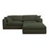 Rue Nook Modular Sectional Dark Green by Moes Home