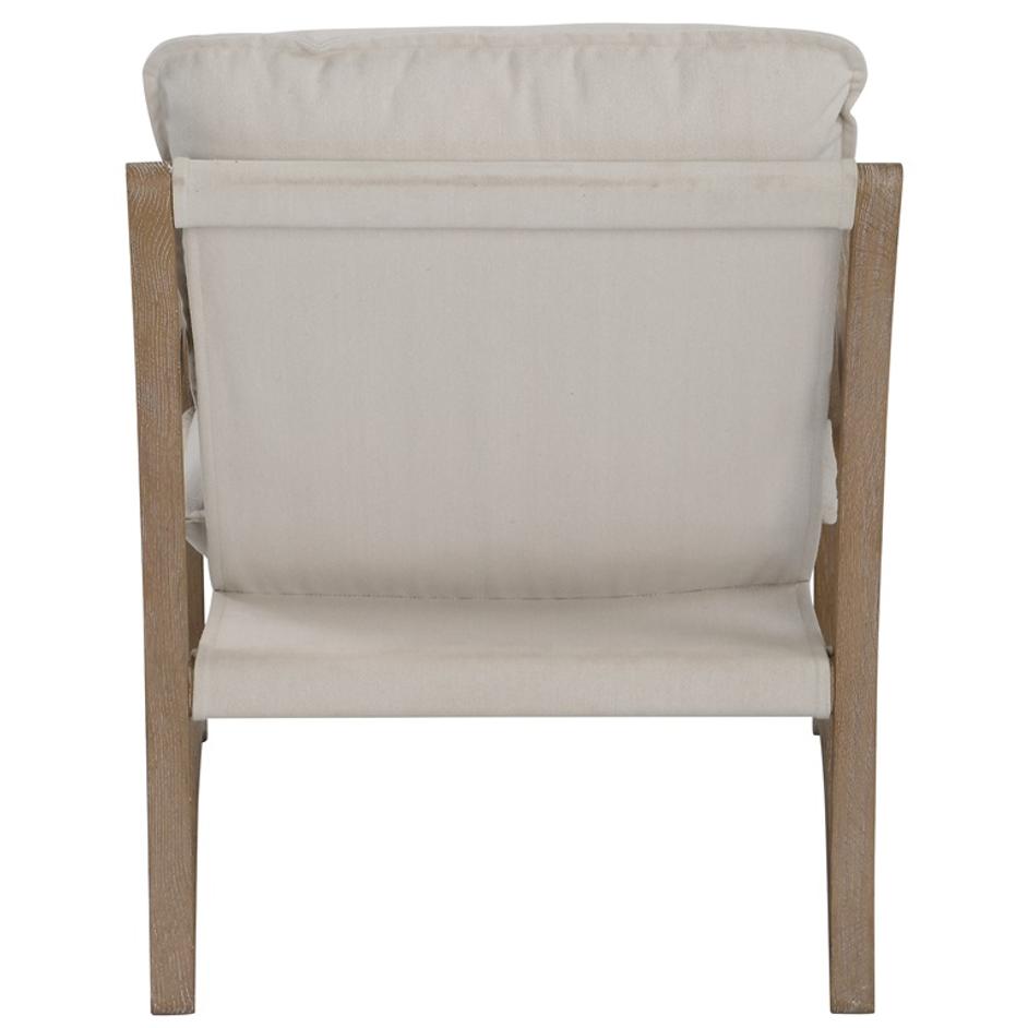 Melora Solid Oak Accent Chair by Uttermost