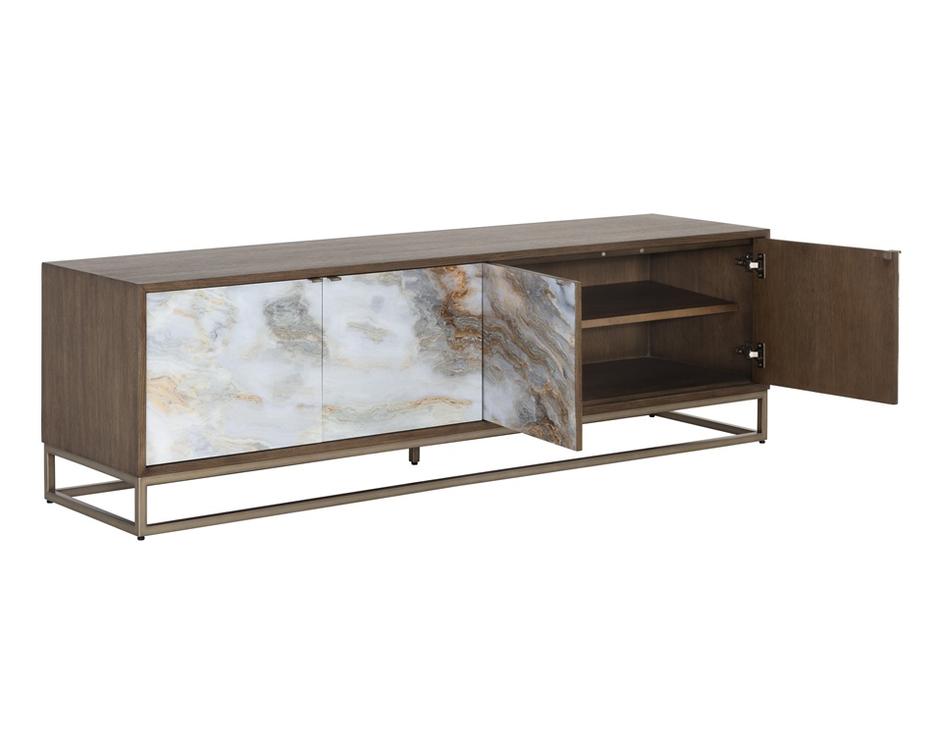 FUENTES MEDIA CONSOLE AND CABINET by Sunpan