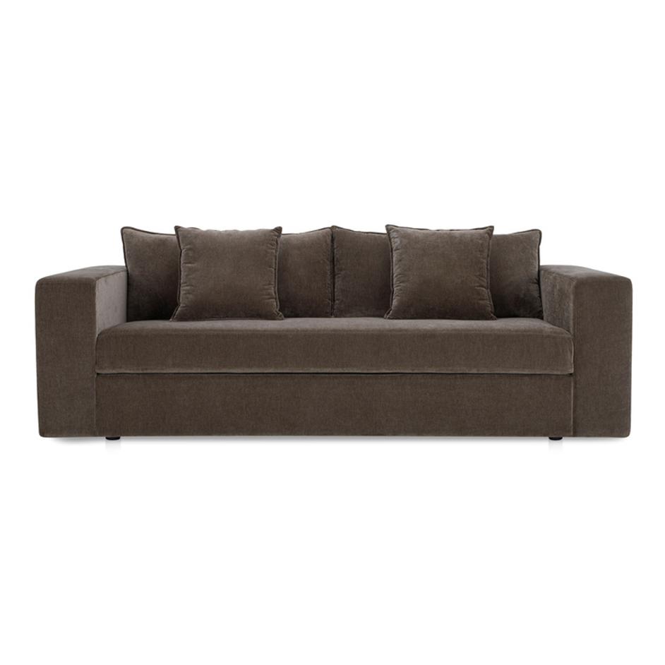 Kiran Sleeper Sofa Warm Charcoal by Moes Home