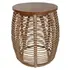 Iris Rattan End Table In Honey by New Pacific Direct