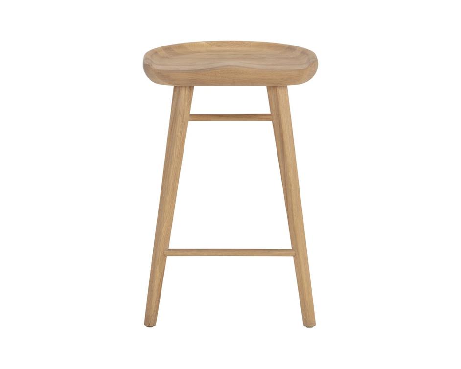 DOMINIC COUNTER STOOL - LIGHT OAK by Sunpan
