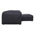 FORM NOOK MODULAR SECTIONAL VANTAGE BLACK LEATHER by Moes Home