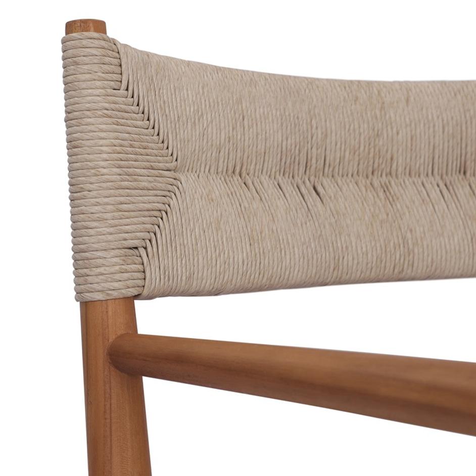 Lomas Outdoor Dining Armchair In Natural by FOUR HANDS