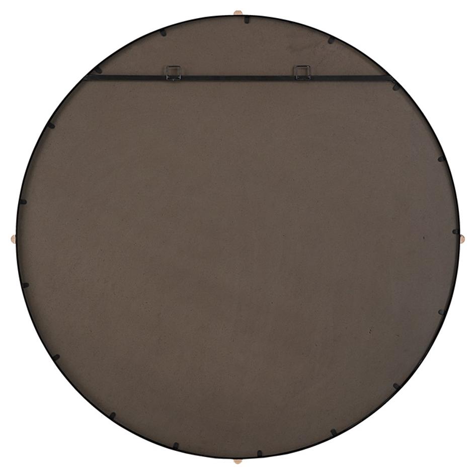Bonded Round Black Mirror by Uttermost