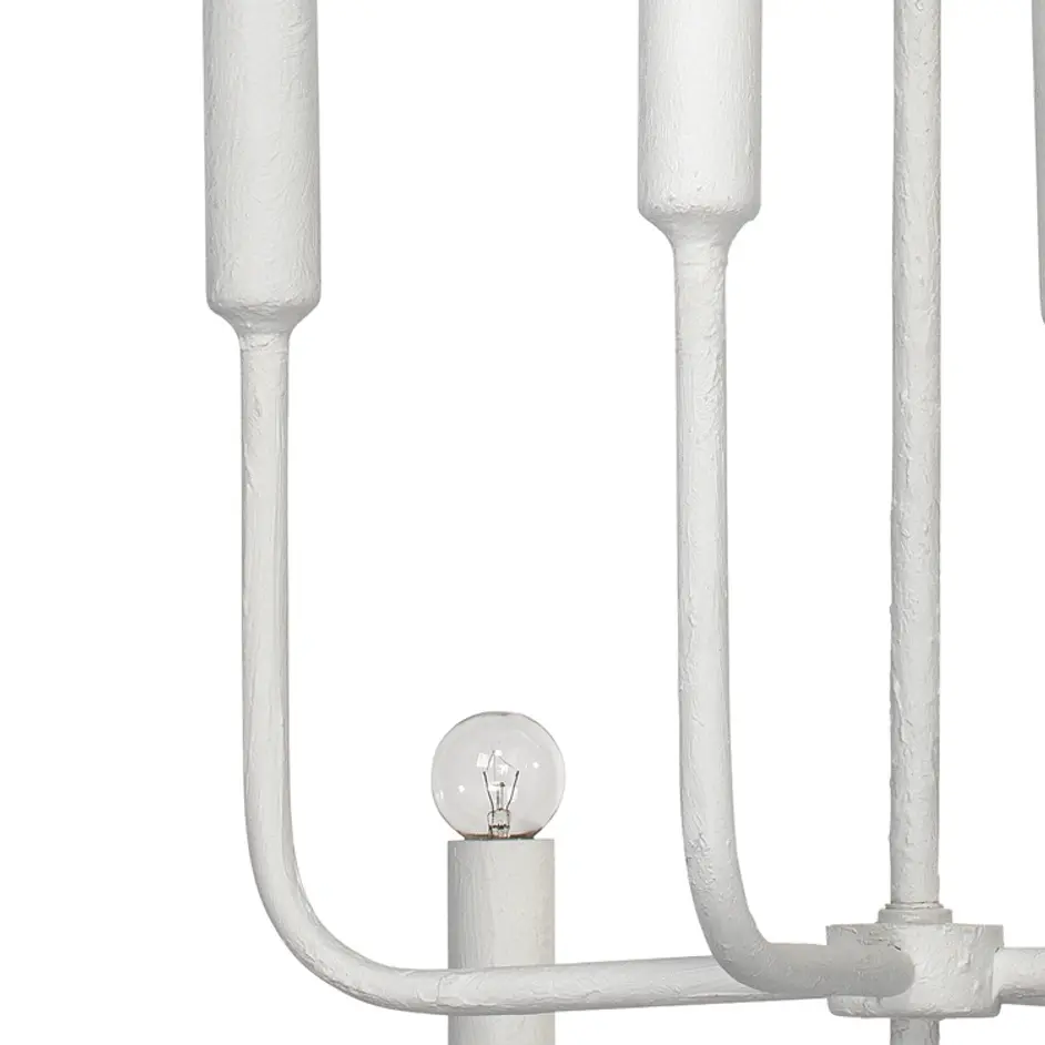 Mercer Two-Tier Gesso Chandelier by Jamie Young