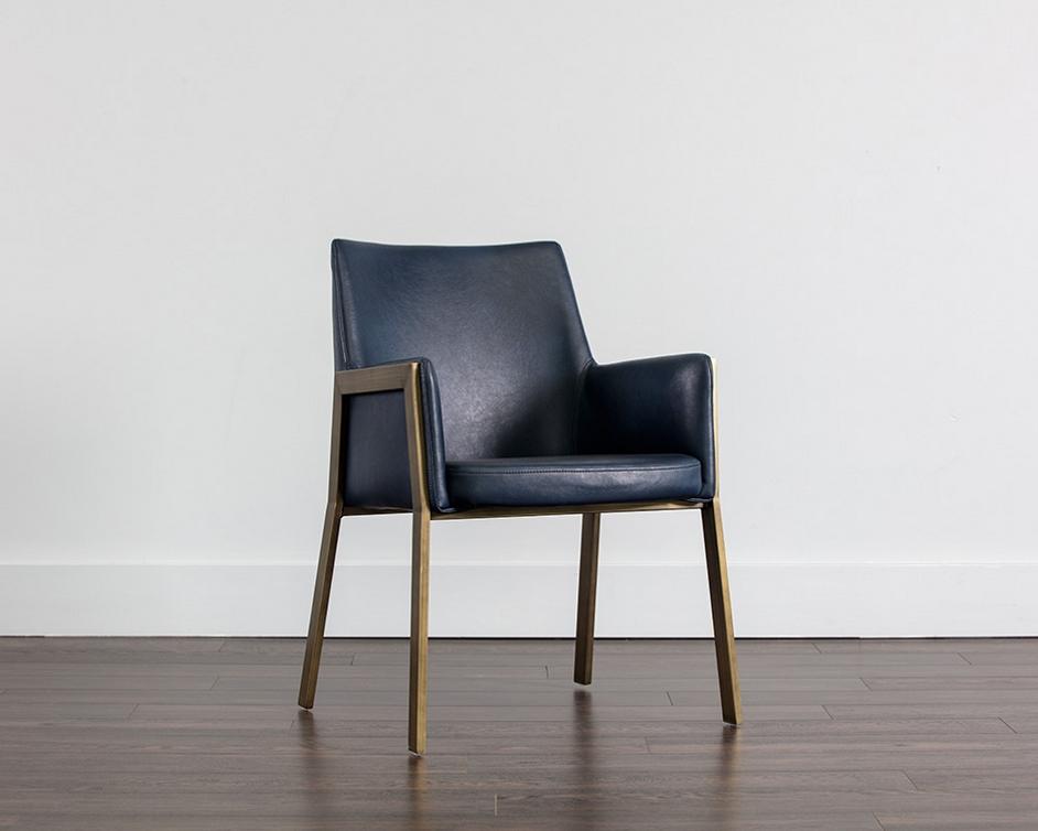 Bernadette Dining Armchair - Bravo Admiral by Sunpan