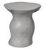 Sculpt Fiber Glass Indoor & Outdoor Side Table, Cement Rustic by Jamie Young