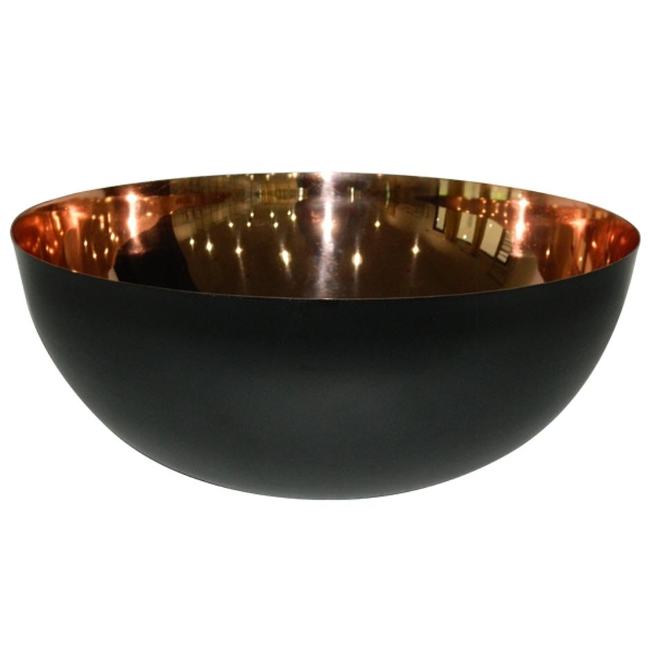 Medium Stainless Steel Bowl Copper/Black by BIDK Home