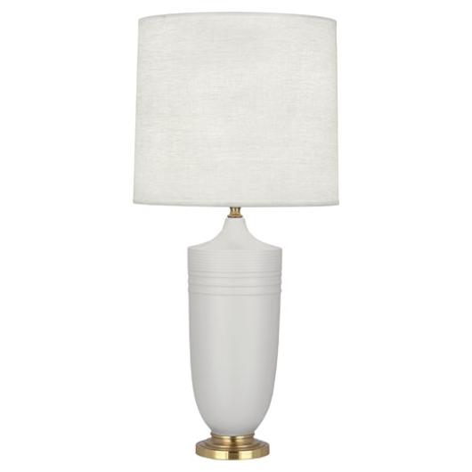 Matte Dove Michael Berman Hadrian Table Lamp by Robert Abbey