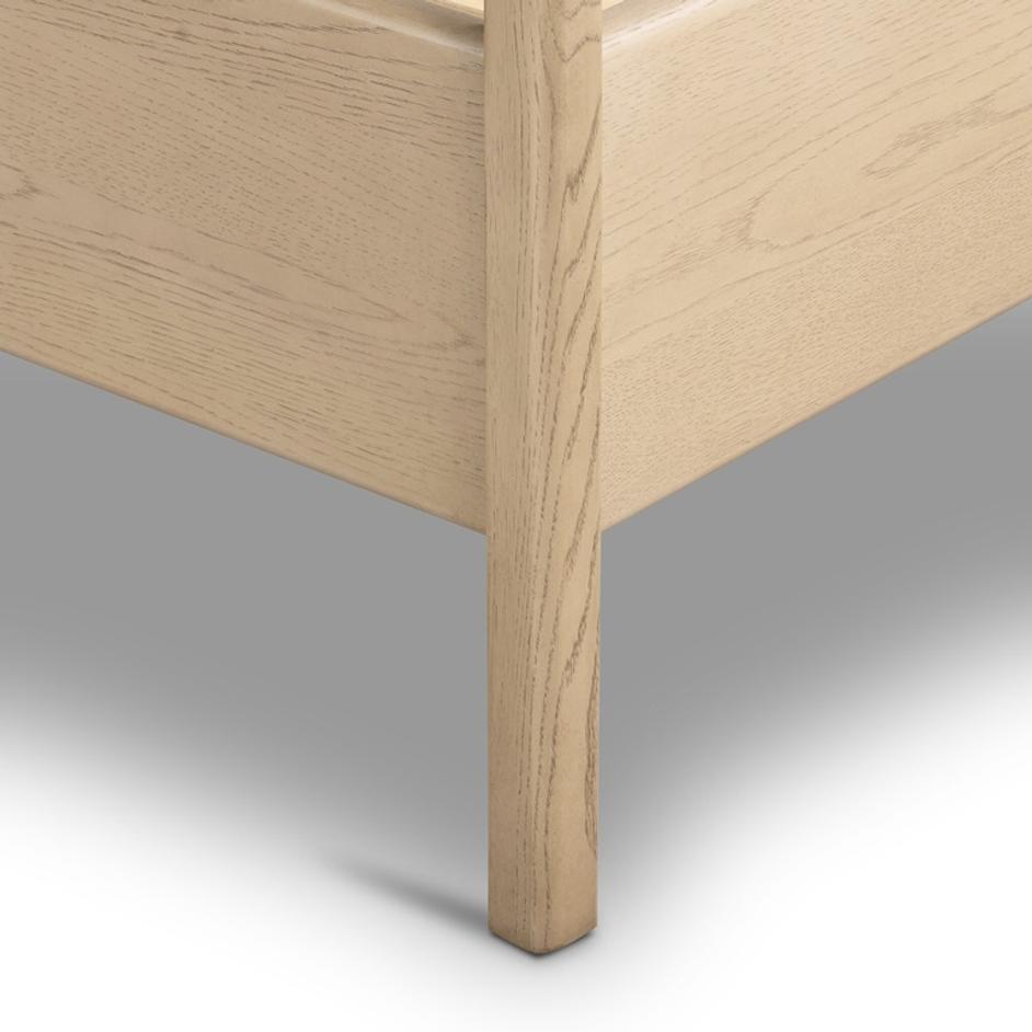 Rosedale Queen Bed - Knoll Natural by Four Hands