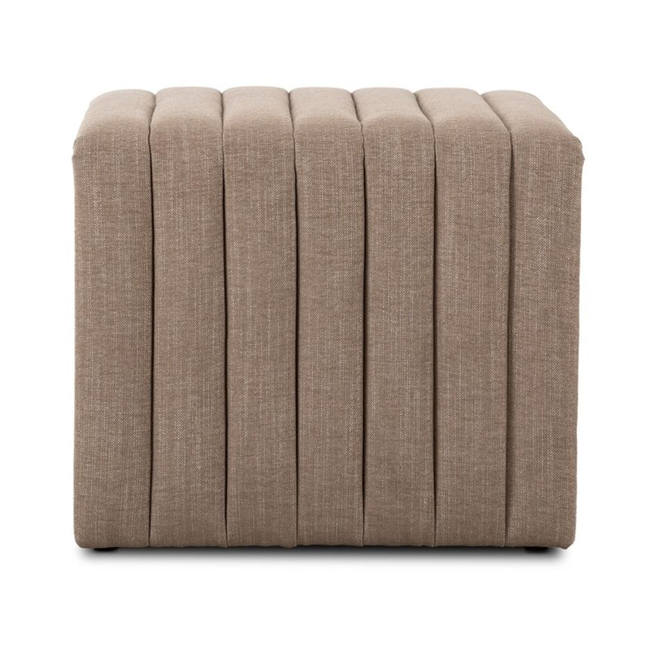 Augustine Ottoman-21" - Crypton® Nomad Taupe by Four Hands