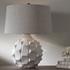 Guerina Scalloped White Lamp by Uttermost