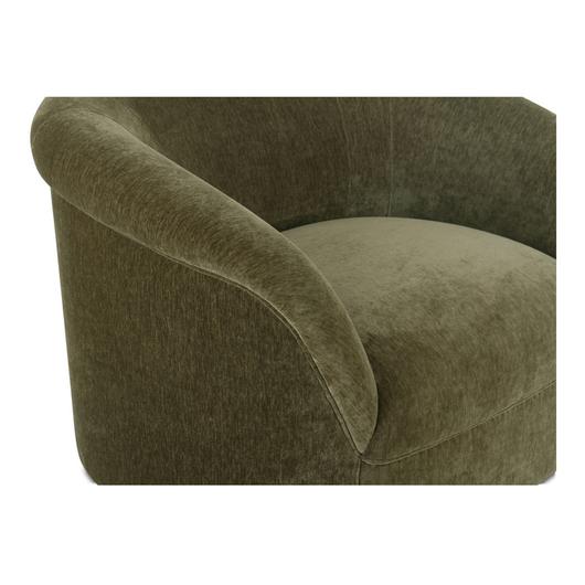 Thora Lounge Chair Dark Green by Moes Home