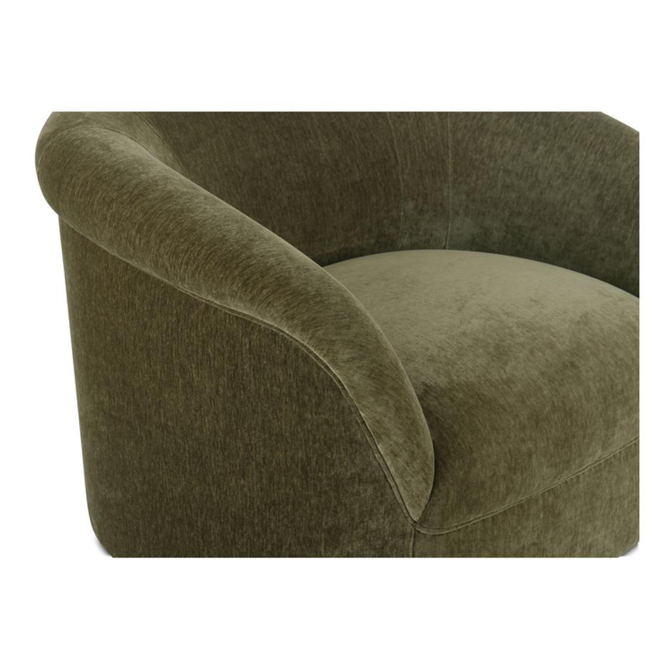 Thora Lounge Chair Dark Green by Moes Home