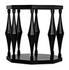 Marceo Side Table, Hand Rubbed Black by Noir Furniture