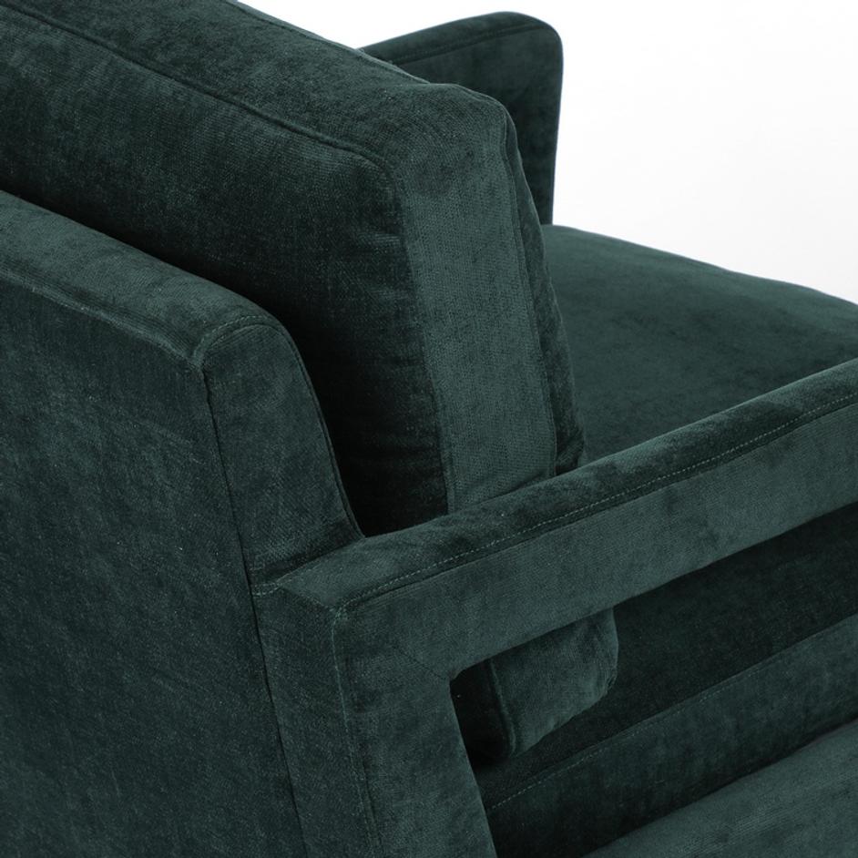 Olson Chair-Emerald Worn Velvet by FOUR HANDS