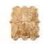 Lalo Lambskin Rug In Beige In 4.5x5.75 by FOUR HANDS