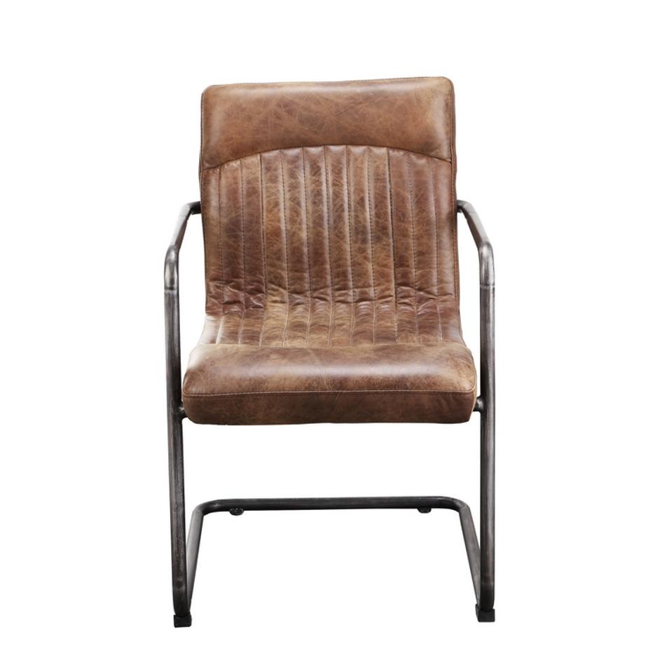 ANSEL ARM CHAIR LIGHT BROWN by Moes Home