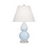 Baby Blue Small Double Gourd Accent Lamp by Robert Abbey