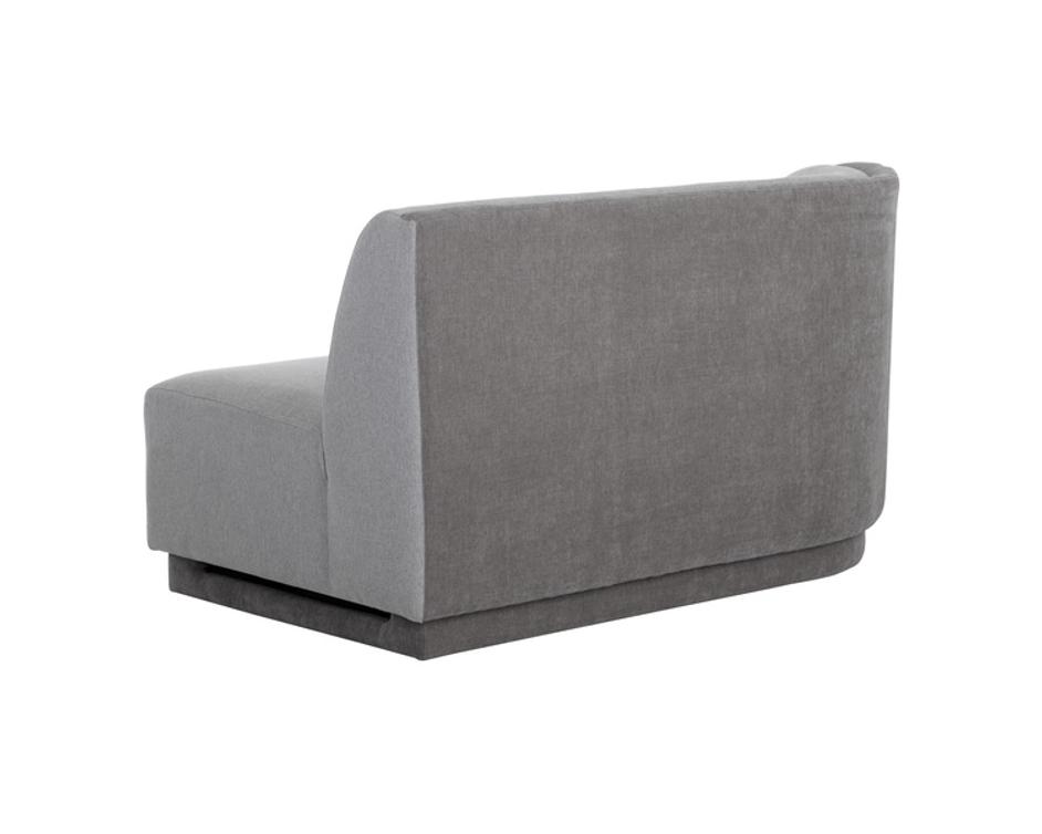 JACLYN MODULAR - LEFT ARMCHAIR - EGYPT LIGHT GREY / DANNY MEDIUM GREY by Sunpan