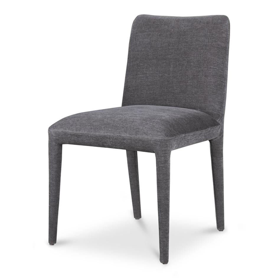 CALLA DINING CHAIR DARK GREY-M2 by Moes Home