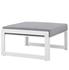 Tyche Outdoor Patio Ottoman In White Gray by Modway Furniture