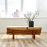 Chamcha Wood Triangle Bench by PHILLIPS COLLECTION