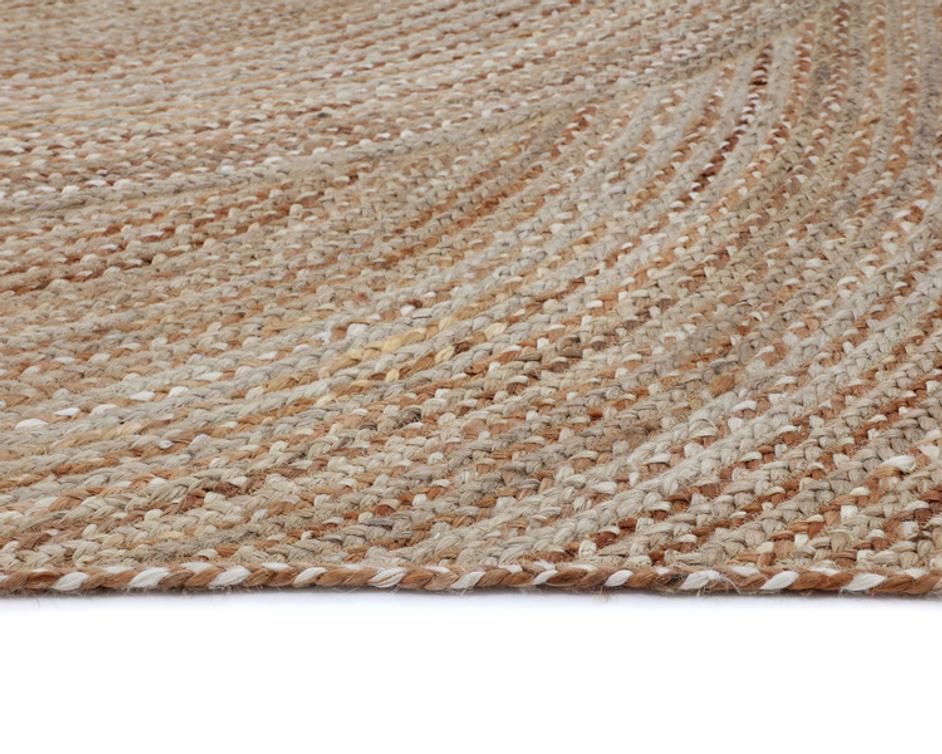 PRESCOTT HAND-BRAIDED RUG - WARM NATURAL - 10' X 14' by Sunpan