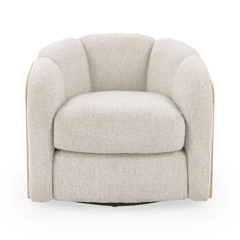 Daisy Upholstered Swivel Chair by Classic Home