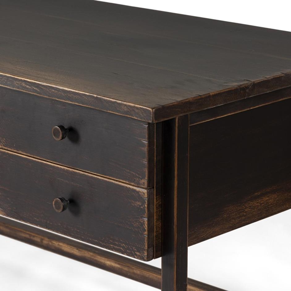Reign Desk - Distressed Walnut by Four Hands