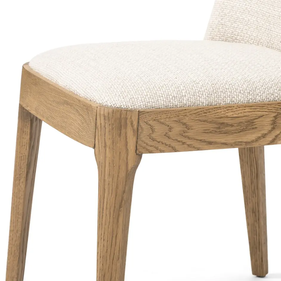 Bryce Armless Dining Chair In Gibson Wheat by FOUR HANDS
