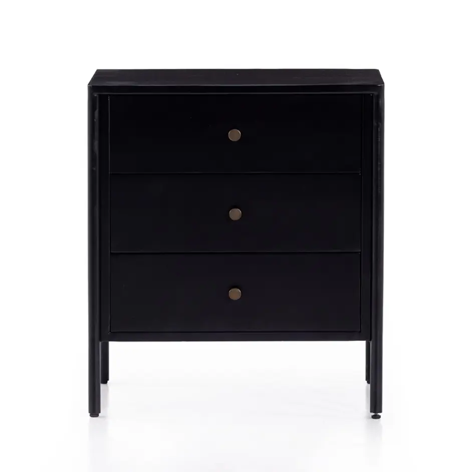 Soto Nightstand In Black by FOUR HANDS