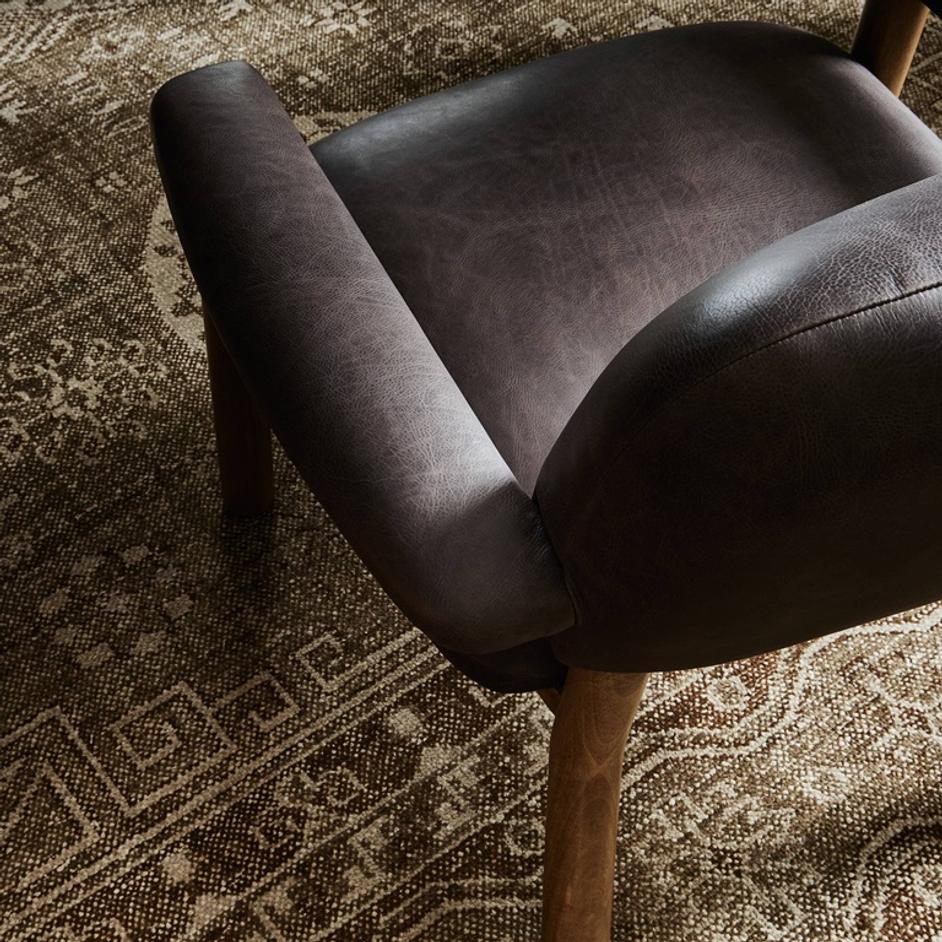 Eisley Chair In Tumble Waxed Slate by Four Hands