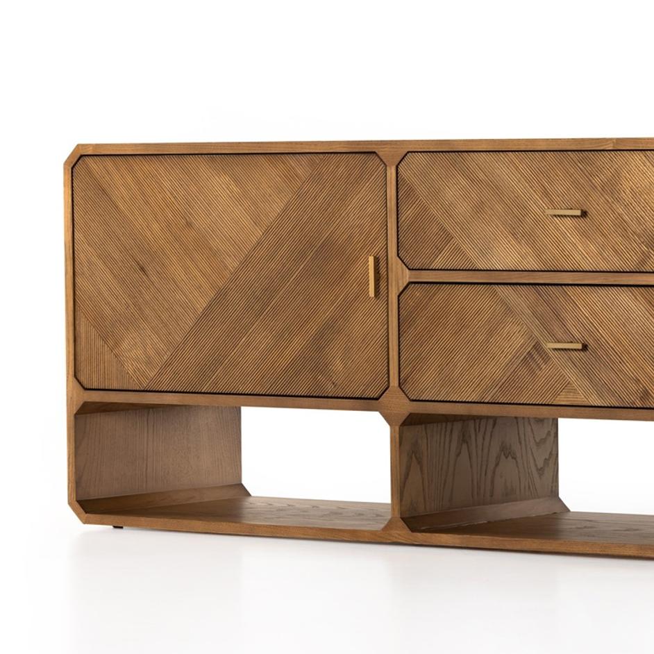 Caspian Media Console - Natural Ash by Four Hands
