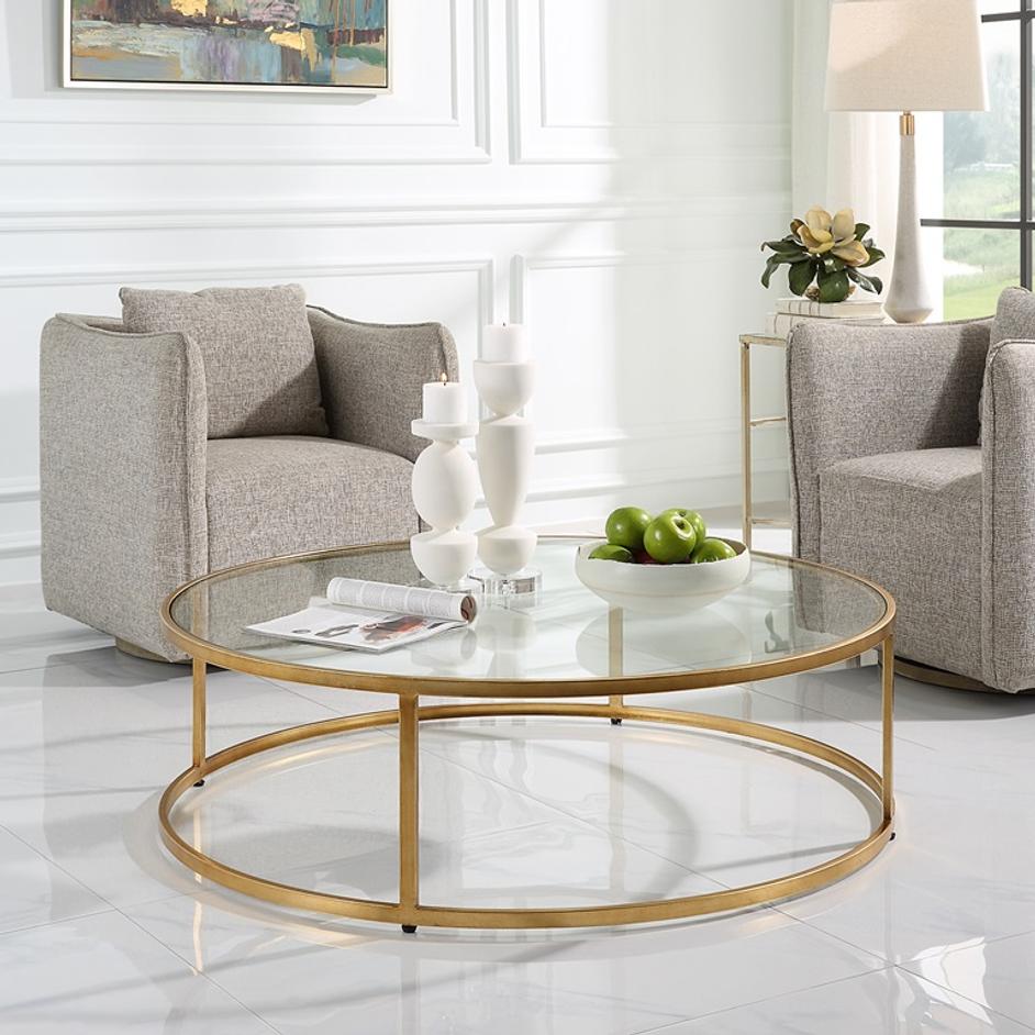 Radius Modern Circular Coffee Table by Uttermost