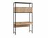 AMBROSE MODULAR WALL DESK - RUSTIC OAK - BLACK by Sunpan