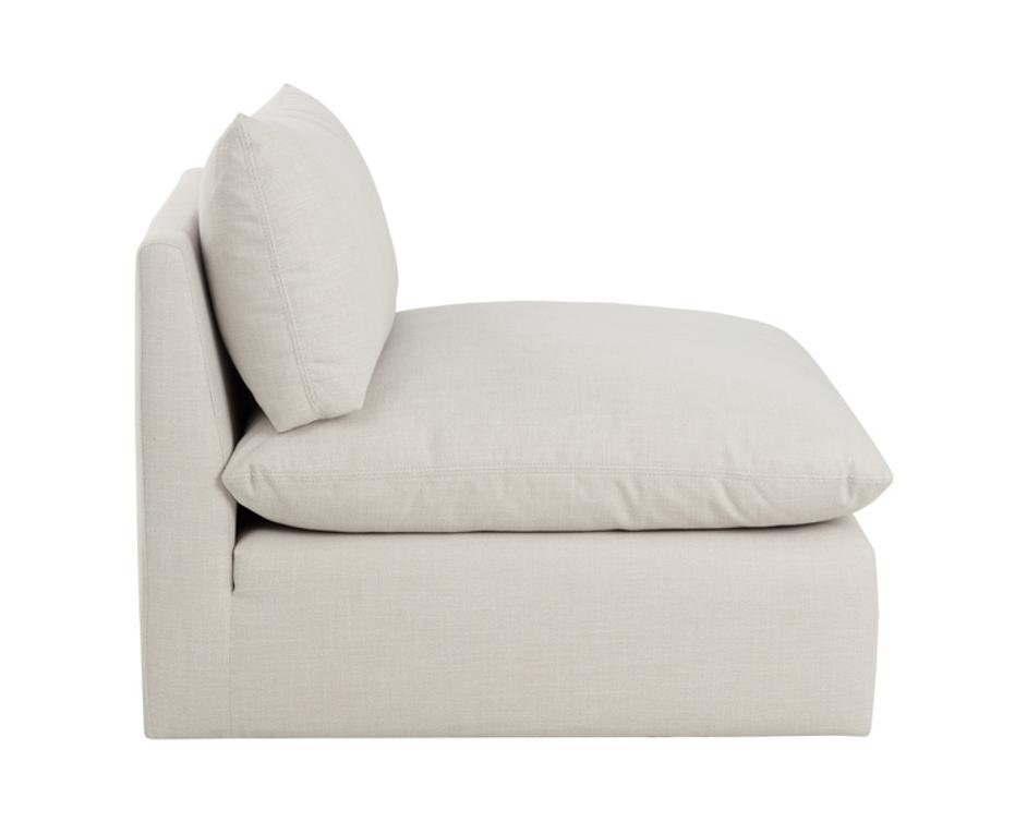 REVE MODULAR - ARMLESS CHAIR - EFFIE LINEN by Sunpan