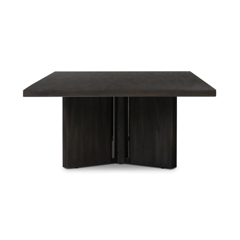 Huxley Coffee Table In Smoked Black Veneer by Four Hands