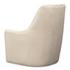 Bowie Swivel Chair White by Moes Home