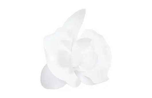 Orchid Flower Wall Decor, White, Metal by PHILLIPS COLLECTION